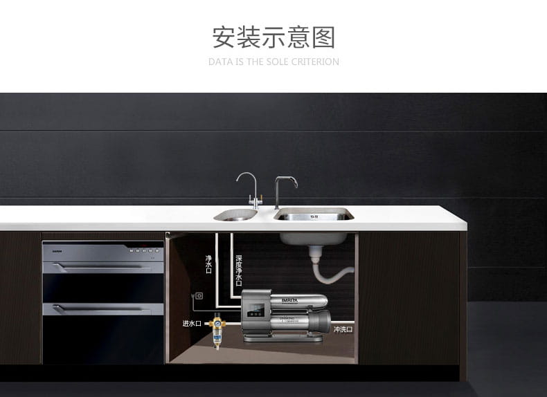 愛瑪特家用直飲超濾凈水機IMT-D5